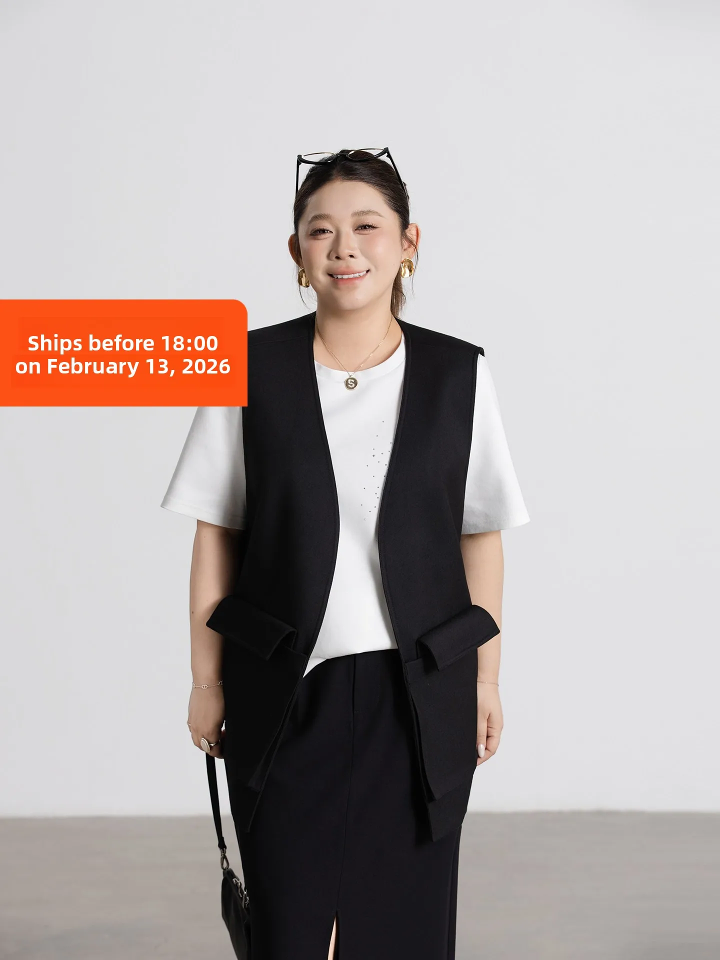 

plus Size Women's ket Suit Vest Spring New Loose Slimming Outerwear Svel Korean Sle High Waist Commute Faion