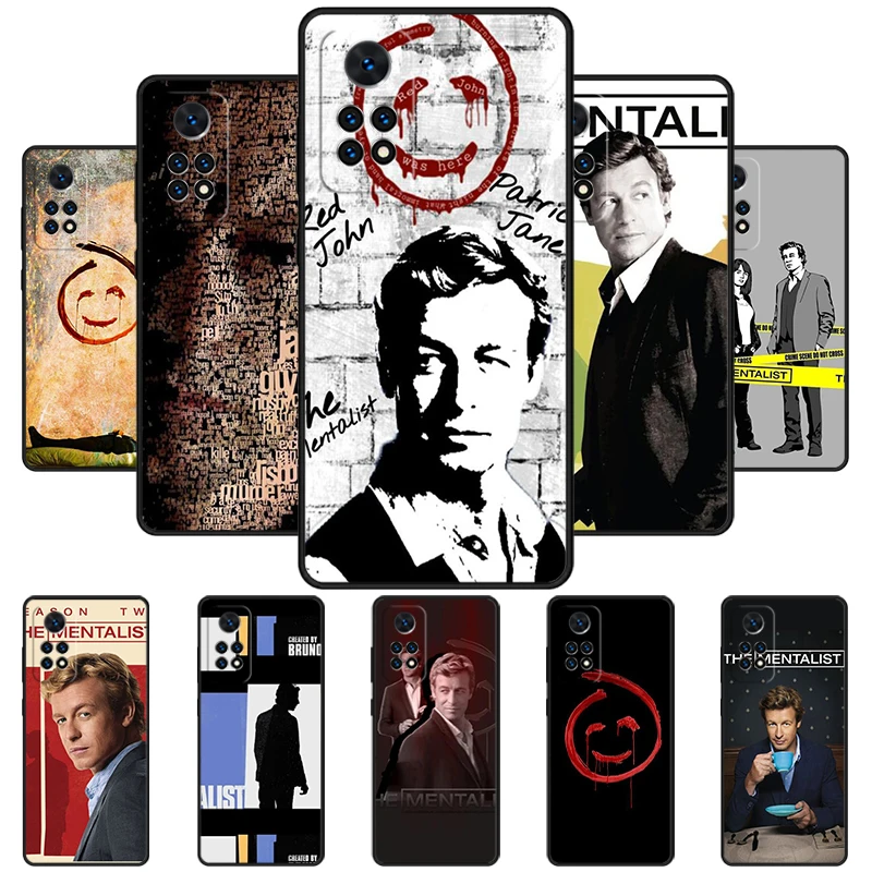 The Mentalist Red John Simon Baker Phone Case For Redmi Note 11 EPro 11S 10T 9S Promax 8 Pro Xiaomi Mi 11 12X 12S Ultra Cover