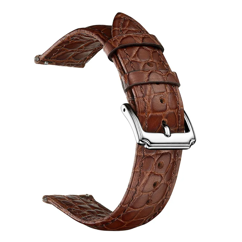 UTHAI Cowhide Strap 18mm 19mm 20mm 22mm Universal watch band For men and women\'s smartwatch accessories