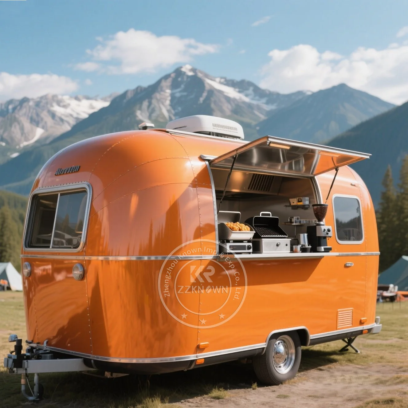 

Fully Equipped Concession Trailer Ice Cream Trailer Electric Food Truck Mobile Kitchen Hot Dog Cart Truck Food Coffee Cart