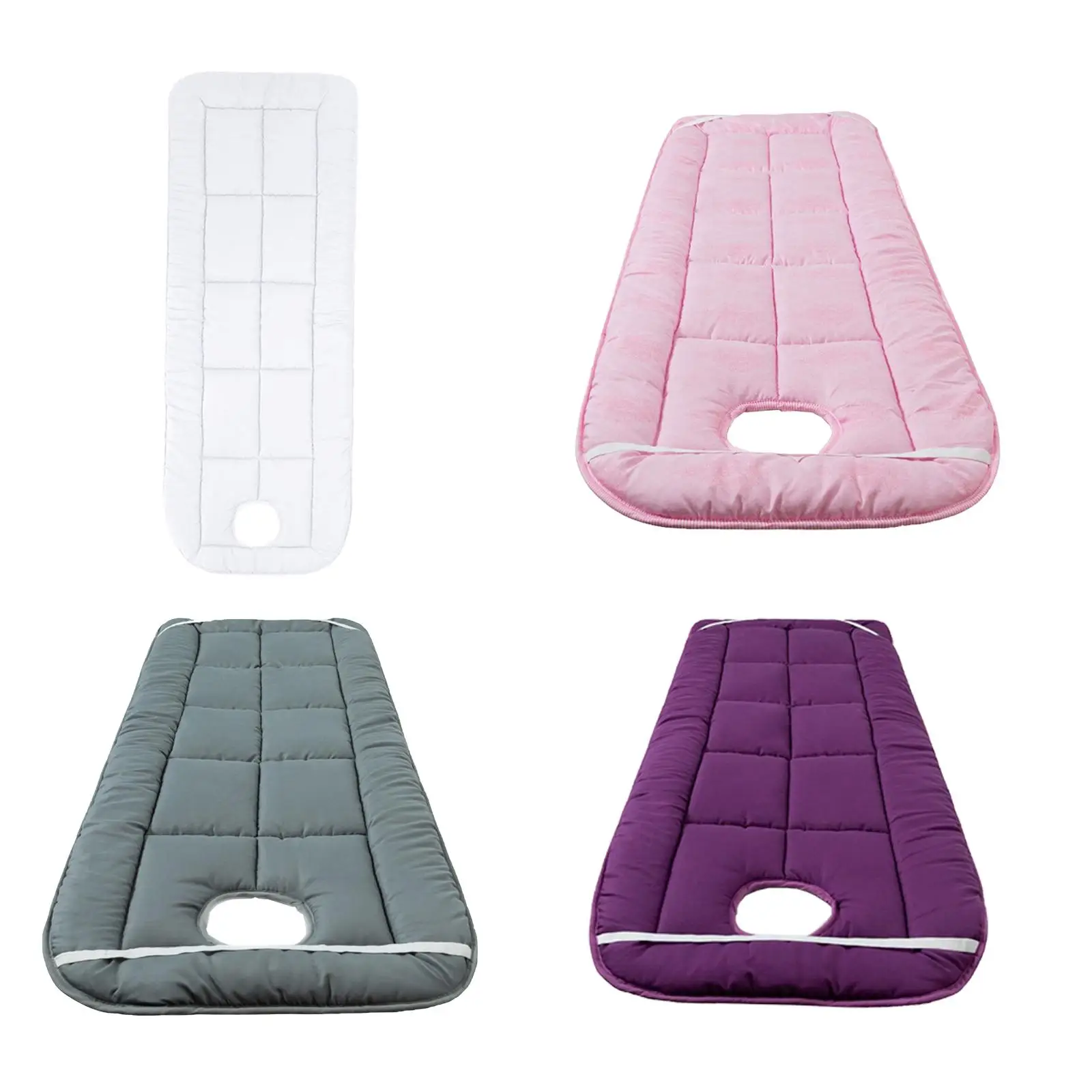 Massage table pad, soft and comfortable, with hole and elastic straps, 70