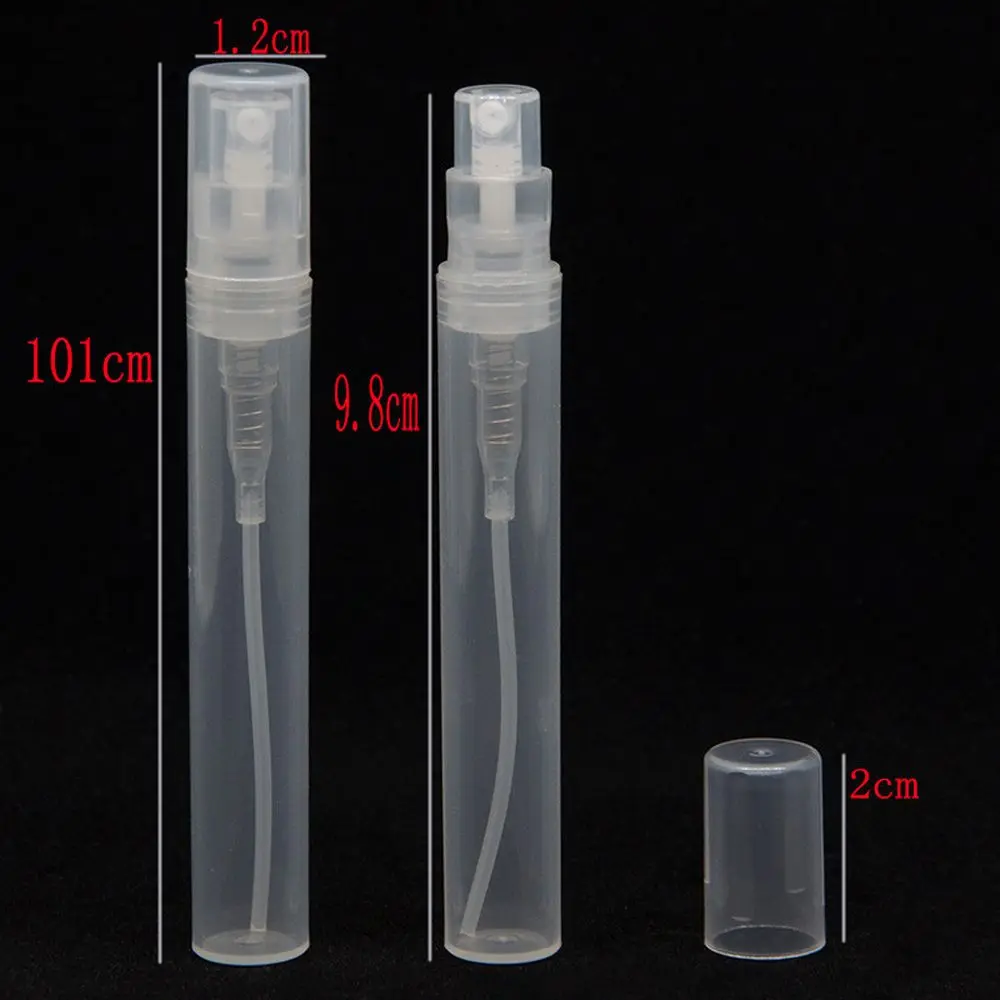 Protable Empty Plastic Cosmetics Bottle Sample Bottles Clear Spray Bottle Atomizer Bottles Refillable Bottles Perfume Bottle