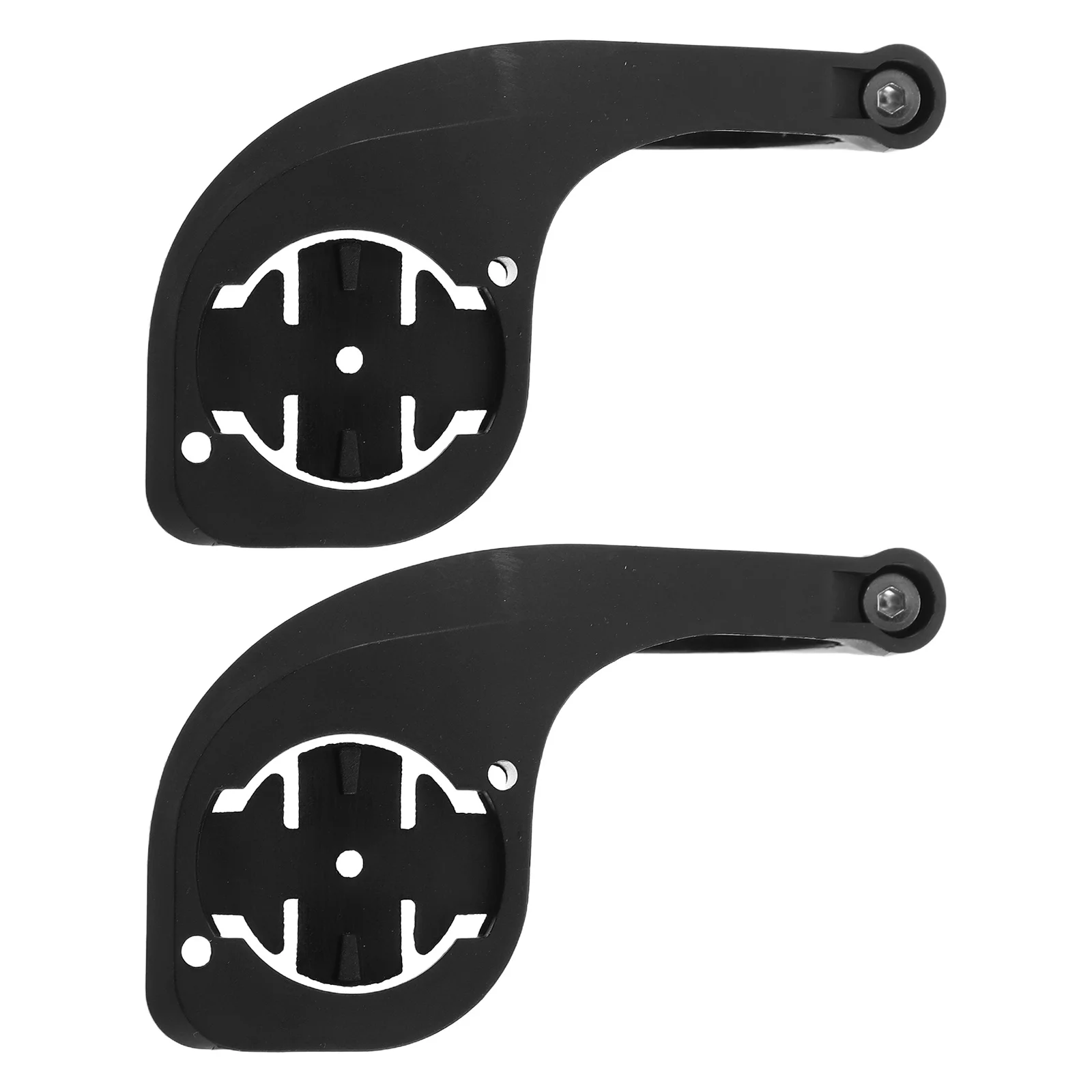2pcs Bicycle Computer Mount High-Strength Extended Viewing Angle For Road Bike Handlebar Compatibility Multiple Devices Cycling