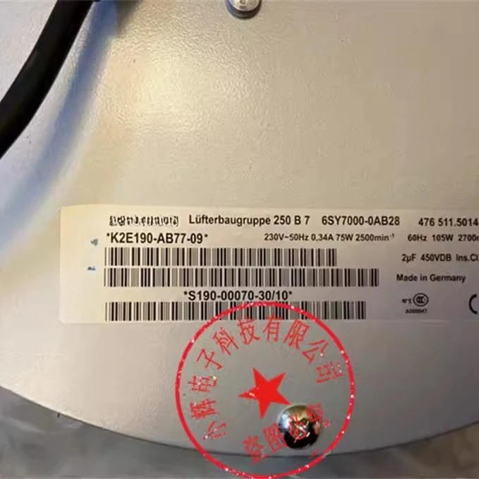 

K2E190-AB77-09 inverter 70 series 45kw fan fan 6SY7000-0AB28