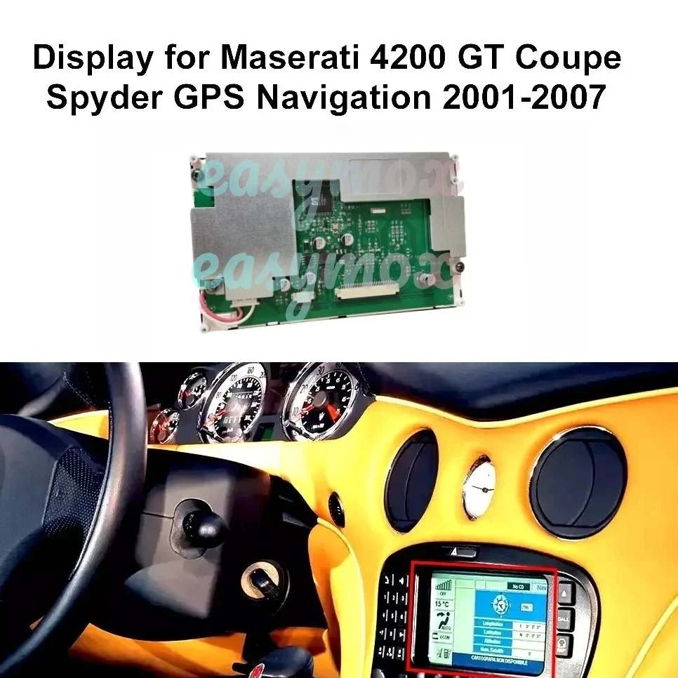 

LCD Display for Maserati 4200 GT Spyder Coupe GPS Navigation Screen Repairment
