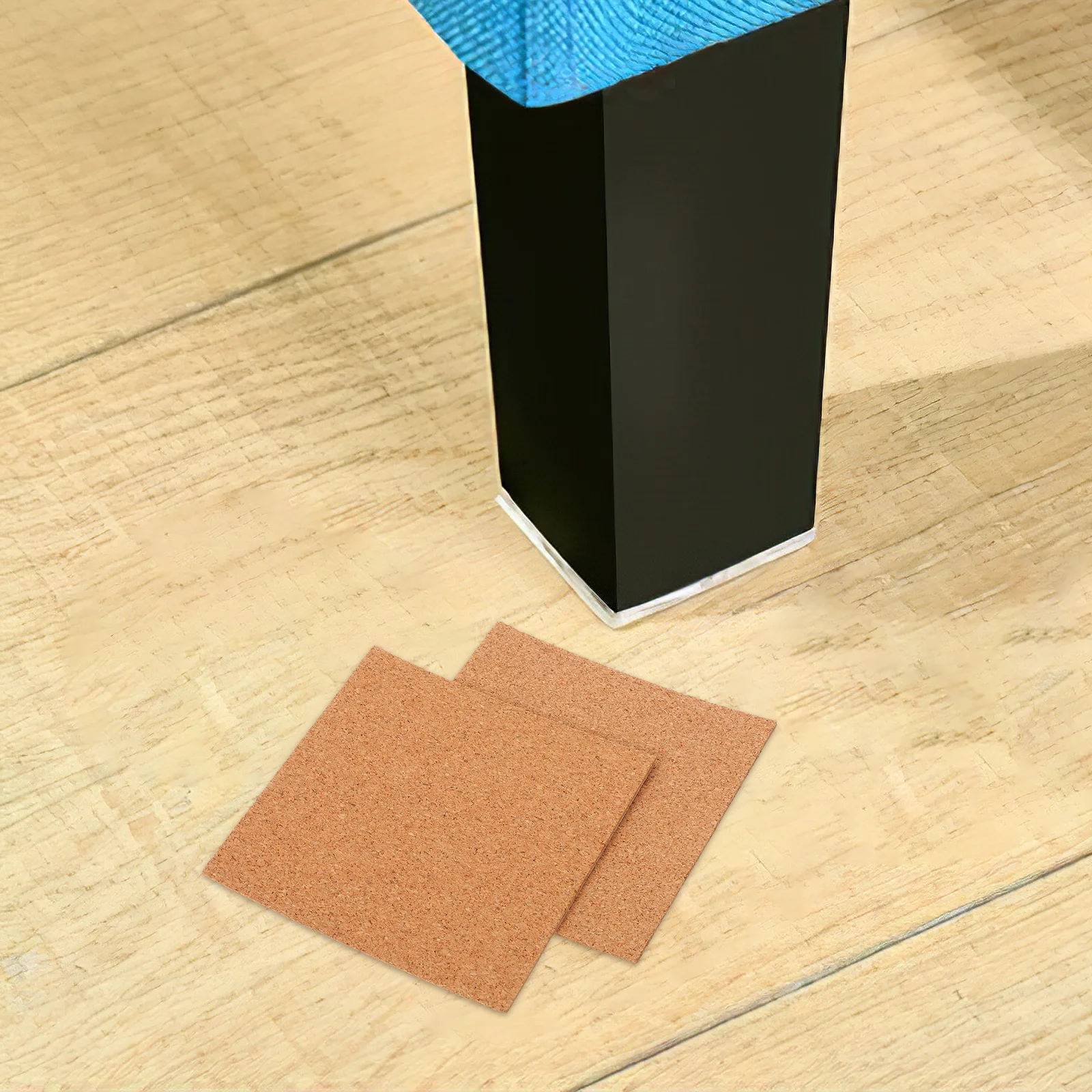 

20pcs Self Adhesive Cork Squares 4X4 Inch 2Mm Cabinet Anti Slip Pads For Drawer Furniture Protector Table Top Bumpers Glass