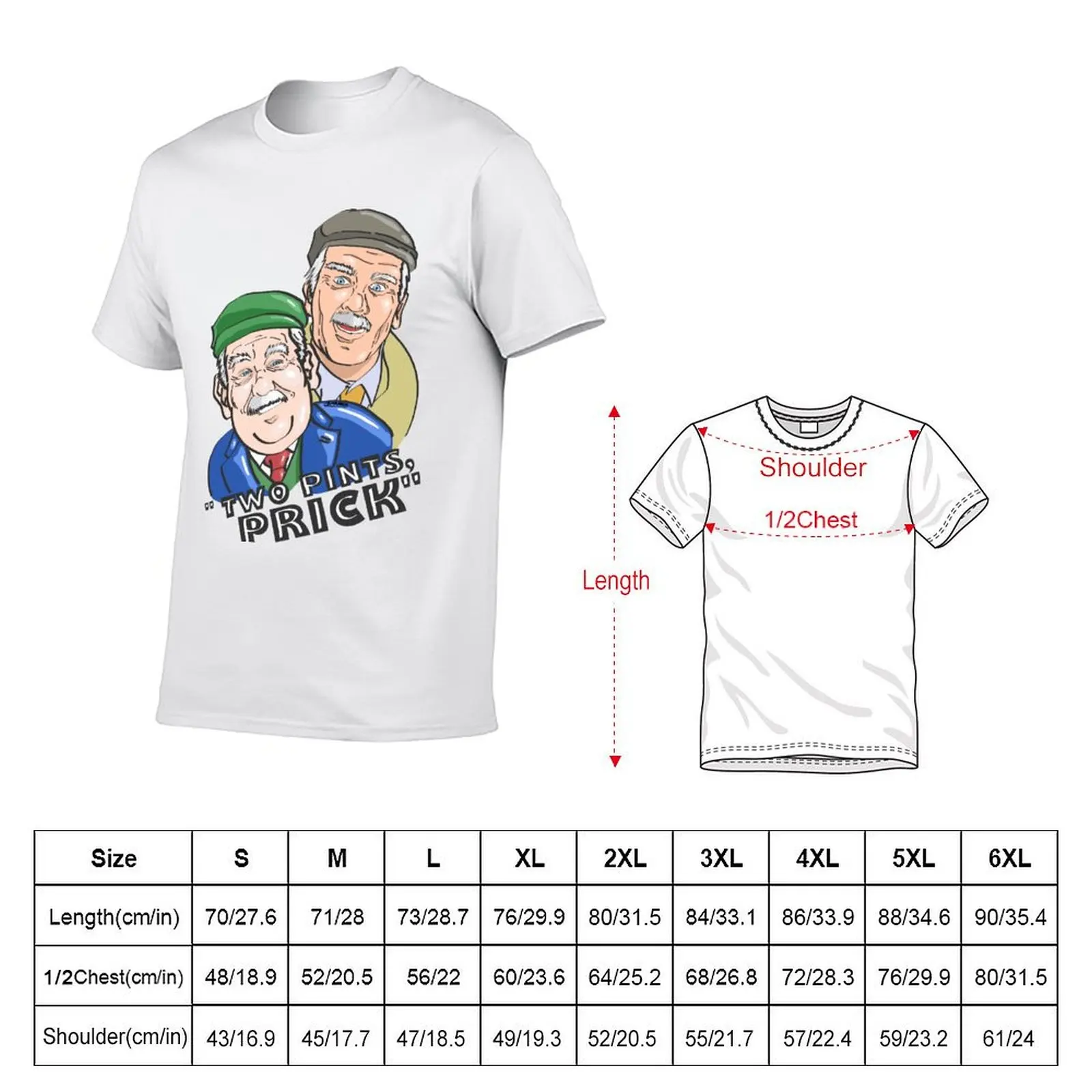 Jack and Victor. Still Game. T-Shirt No Iron Casual Short Sleeve Top