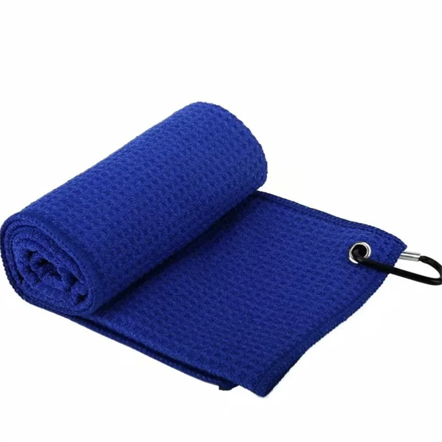 Serviette de golf multicolore en microfibre ultrafine, motif gaufré, design ananas, pour activités sportives et de fitness