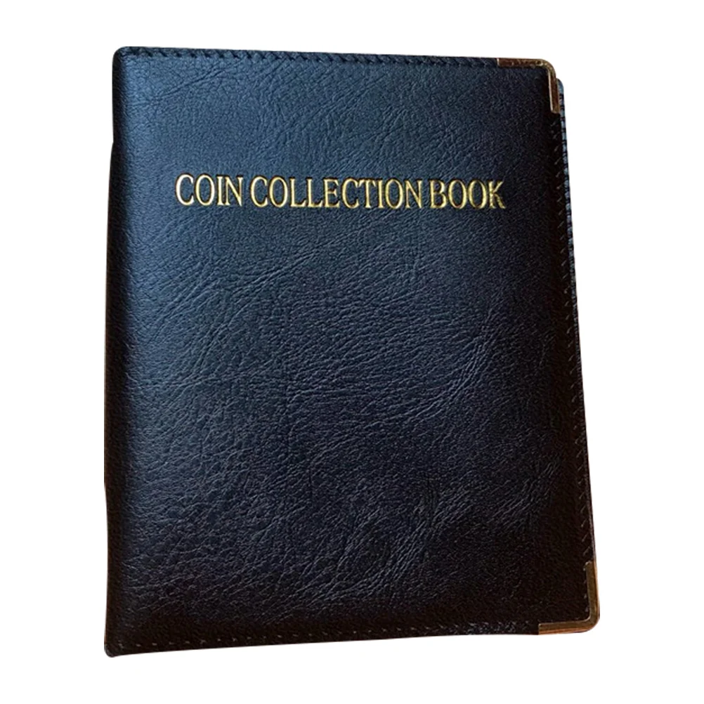 Coleção de moedas livro moedas álbum coletor prático suportes álbuns de fotos armazenamento livros photobook simples