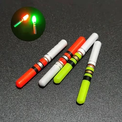 CR322 pil ile 5 adet/grup balıkçılık şamandıra işık sopa yeşil/kırmızı LED işık şamandıra gece balıkçılık aksesuar Tackle 2 mücadele