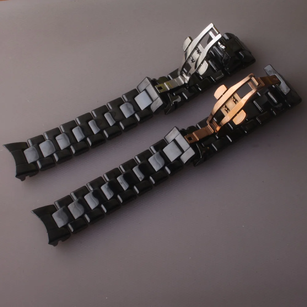 Ceramic watchband 20mm 22mm watch strap for AR1451 AR1452 AR1400 AR1410 AR1421 AR1440 AR1429 watches bracelet wristwatches band