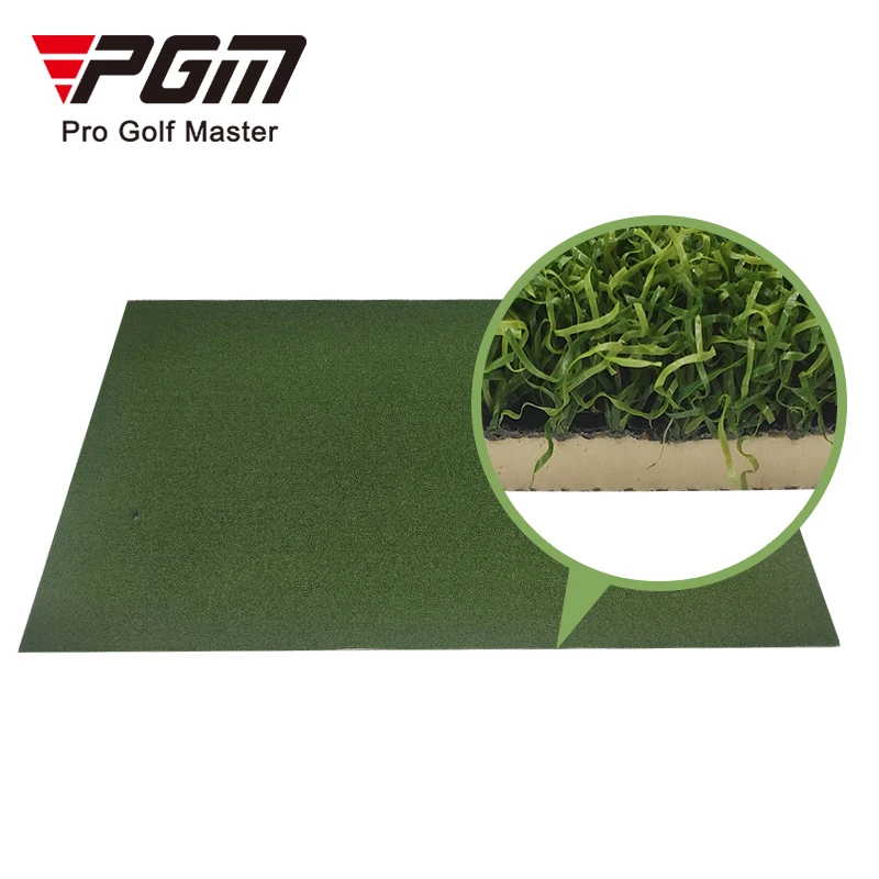Golf Hitting Mat, 3D Training Aid, PGM DJD0328-2, Custom Logo, Portable Practice Mat for Indoor Outdoor Use