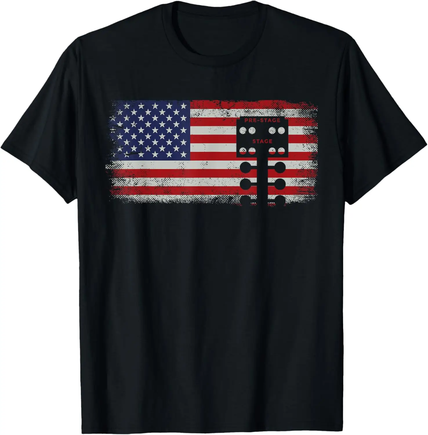 

Drag Racing Race Car American Flag Vintage T-Shirt