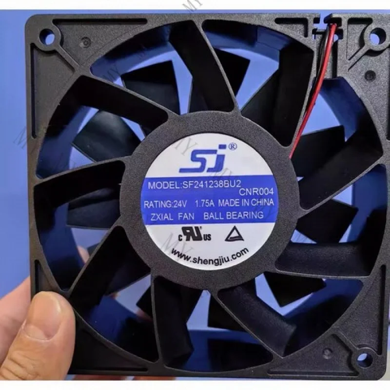 

TT for SJ SF241238BU2 12038 DC24V 1.75A 12CM 2-wire Inverter Cooling Fan