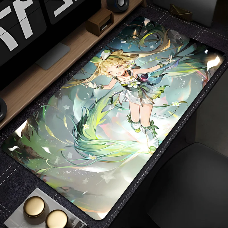 Wuthering Waves Verina Mouse Pad Gaming Accessories Office Gamer Keyboard Desk Mat Non-Slip Laptop Large Game PC carpet Mousepad