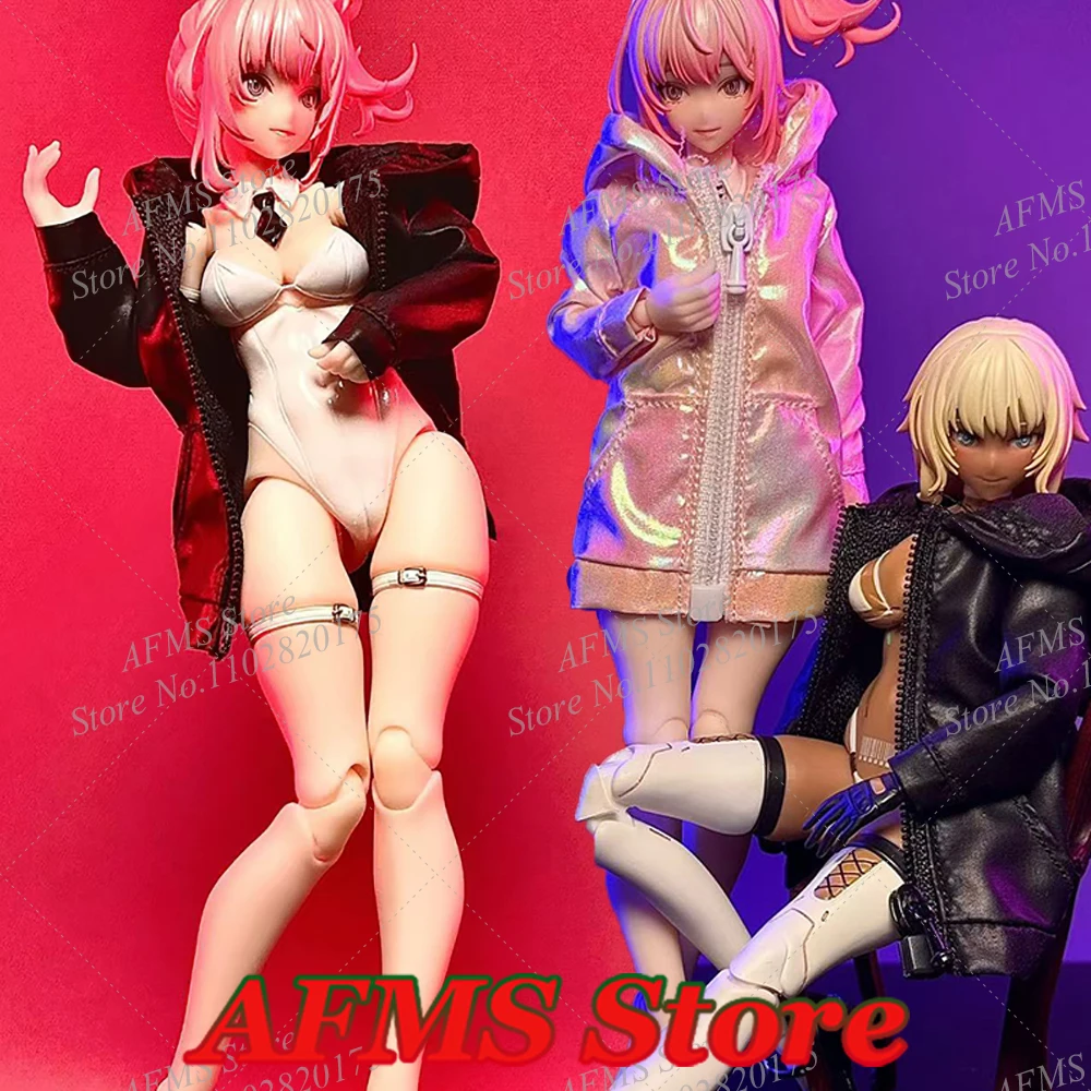 

CRAZY FIGURE 1/12 Scale Collectible Figure Jacket Rabbit Girl Eileen Windbreaker Coat Fit 6inch Women Soldier Action Figure Body