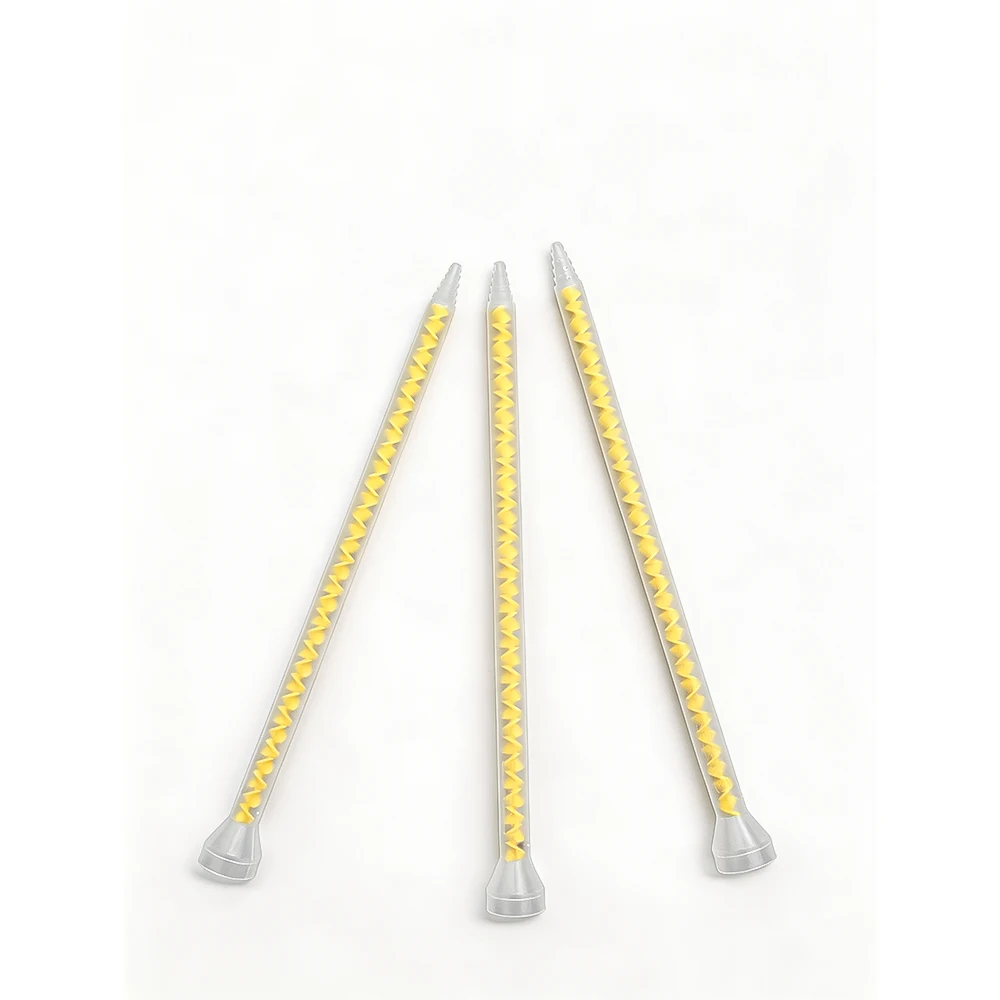 Sulzer Mixpac MS 06-48T Static Mixer Machine Cutting Disposable Mix Nozzle Mixing Bell Inlet 1.5-20mm Diameter 30Bar Max