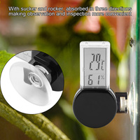 Hygrometer Thermometer Hygrometer Waterproof Electronic Hygrometer Thermometer Humidity Temperature Monitor for Lizard Reptile
