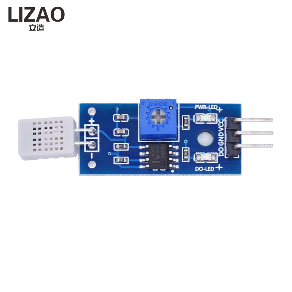 HR202 Humidity Sensor Module, DC 3.3V-5V LM393 Humidity Detection Switch for Arduino, 3-Wire System