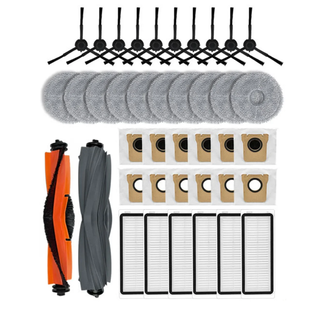 

Фильтр для подметальной машины для X20Pro/аксессуары, боковая щетка, фильтр Hepa, накладка для швабры, замена мешка для пыли