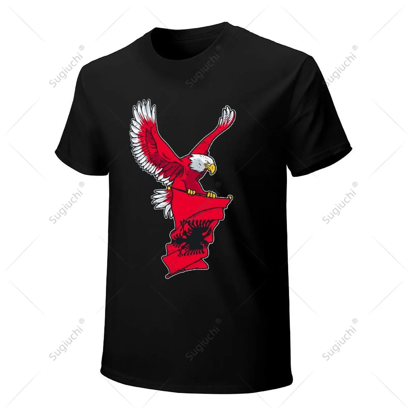 Unisex Men Albania Eagle Flag Kosovo Balkan Illyrians Tshirt Tees T Shirts Women Boys 100% Cotton T-Shirt