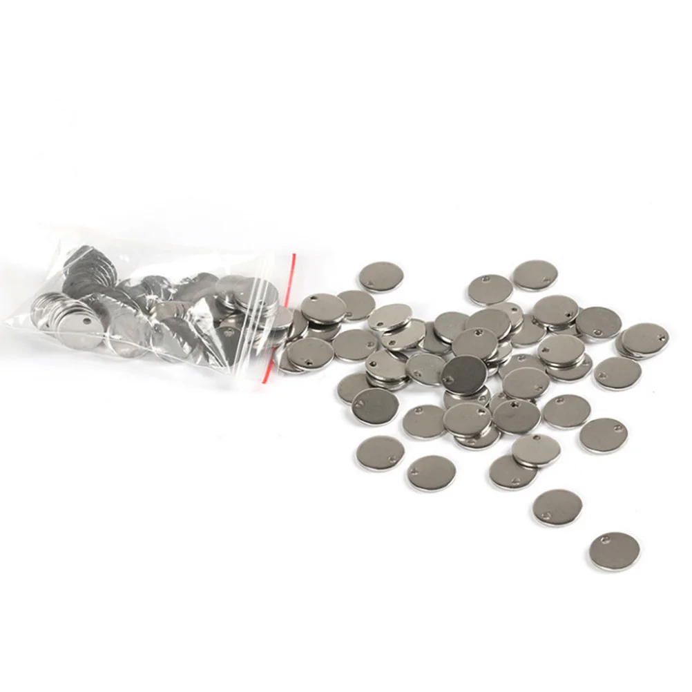 

100 шт. прочные подвески из нержавеющей стали яркие блестящие для изготовления ювелирных изделий DIY аксессуары подвески для изготовления ювелирных изделий