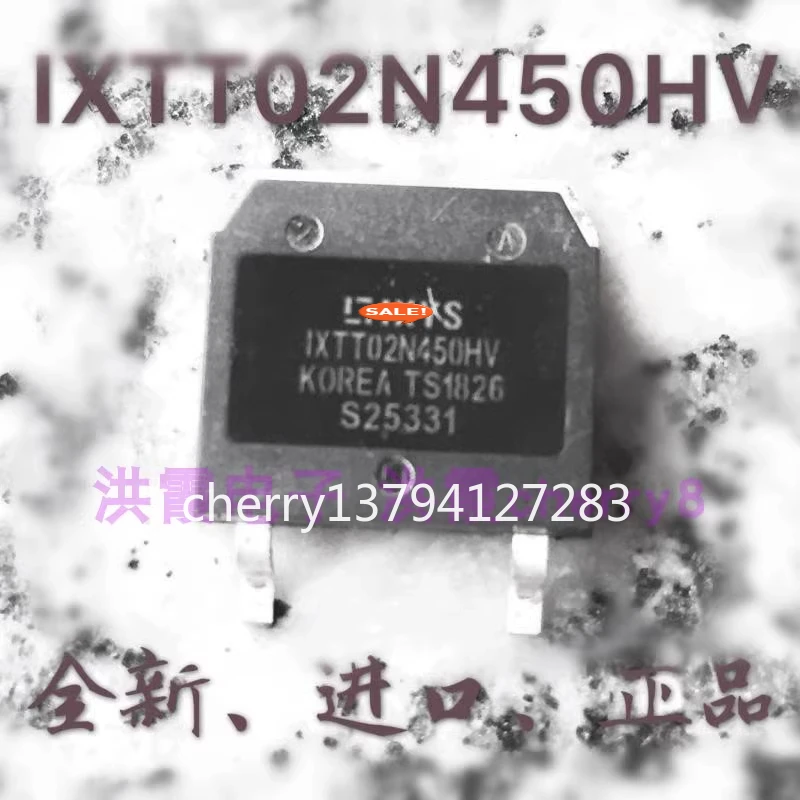 IXTT02N450HV (1PCS)   4500V 200mA TO-268    in stock