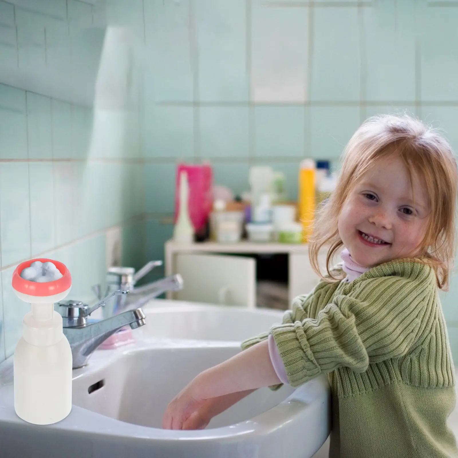 

2 шт. флакона-дозатора для пены в форме цветка, многоразовые дорожные бутылки для мыла/крема с помпой