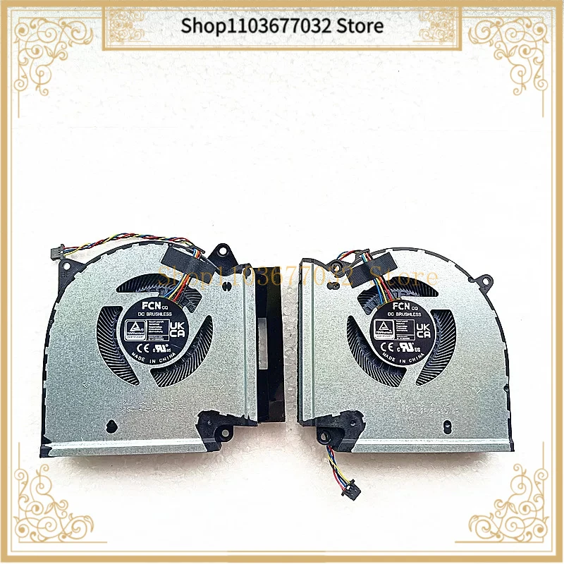 

12V New CPU GPU Cooling Fan for Asus ROG Strix G17 G713 G713PU G713PV 2023