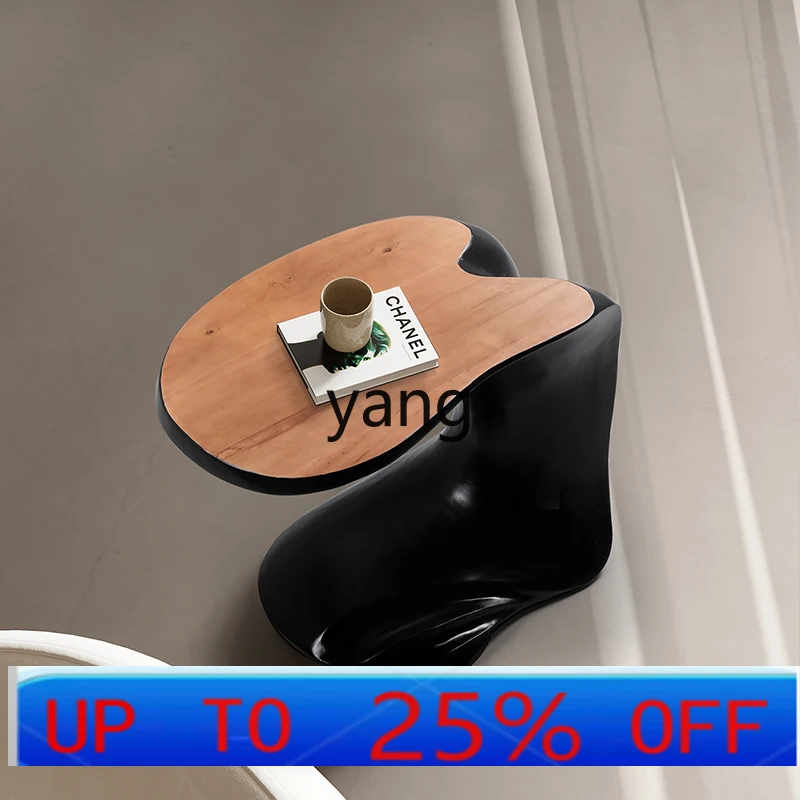 

LH minimalist C-type living room solid wood edge few movable sofa corner few