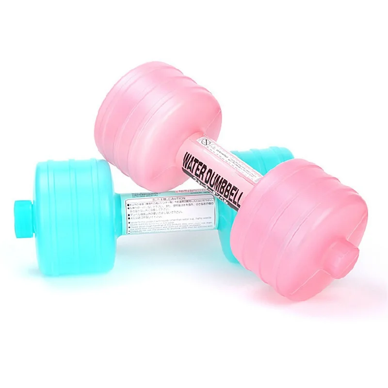 1 PC Random Color Fitness Dumbbell Shape Gym Sport Water Drink Cup Bottle Fitness Exercise Leakproof Portable Unbreakable