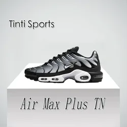 Nike New Air Max Plus TN Herren-Sneaker für den Winter, modische und bequeme Freizeitschuhe, leicht und tragbar, Silber und Schwarz