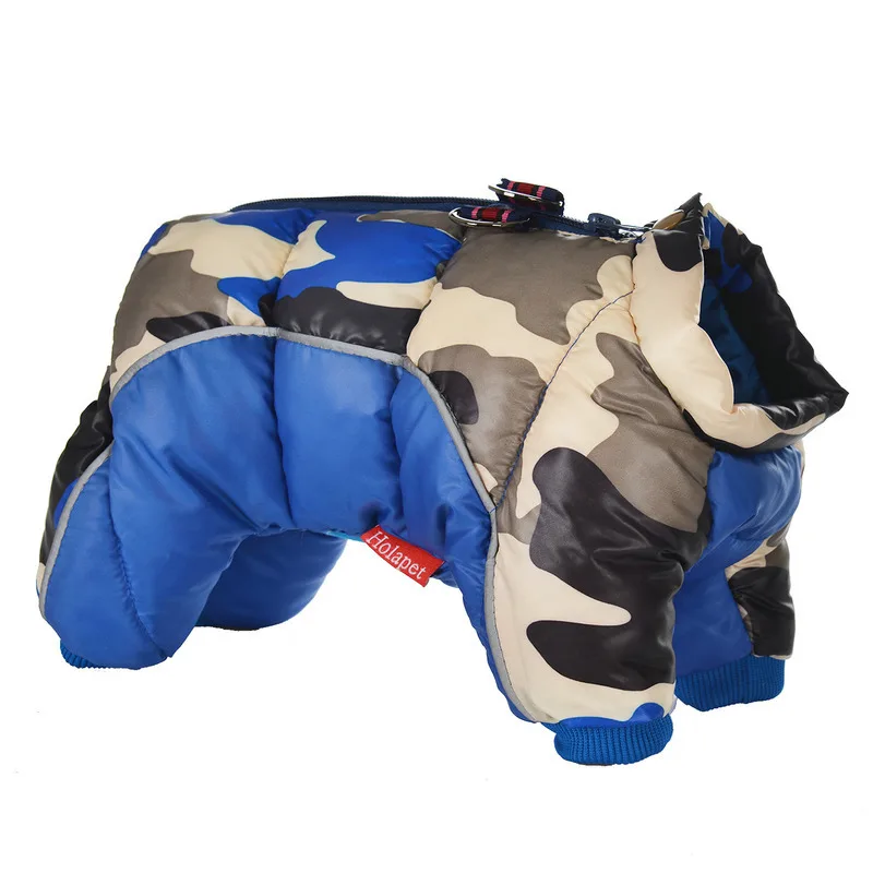 New Dog Clothing Autumn and Winter Pet Camo Cotton Coat Waterproof and Cold Resistant Dog Coat Jacket Four Legged Cotton Coat