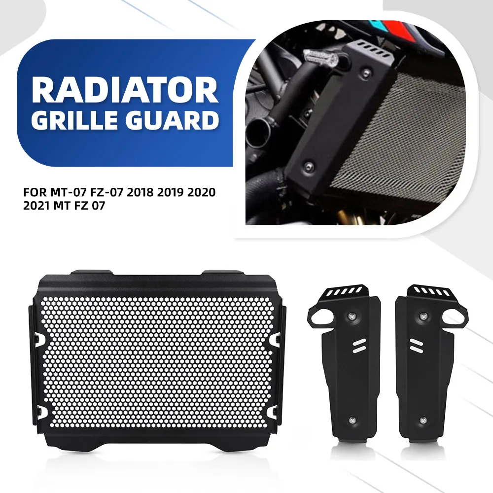 

2022 MT07 FZ07 MT FZ 07 RADIATOR SIDE PANELS KIT Motorcycle Motor Radiator Side Cover For YAMAHA MT-07 FZ-07 2018 2019 2020 2021