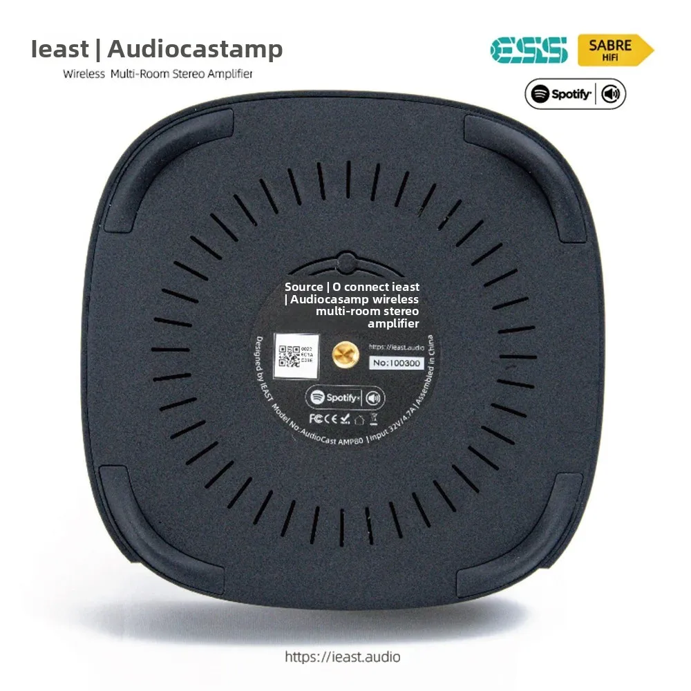 Audiocast AMP80 BT5.0 لاسلكي متعدد الغرف مكبر صوت استيريو استقبال مع التناظرية محوري Aux RJ45 ل سبوتيفي Airplay DLNA المد والجزر #5