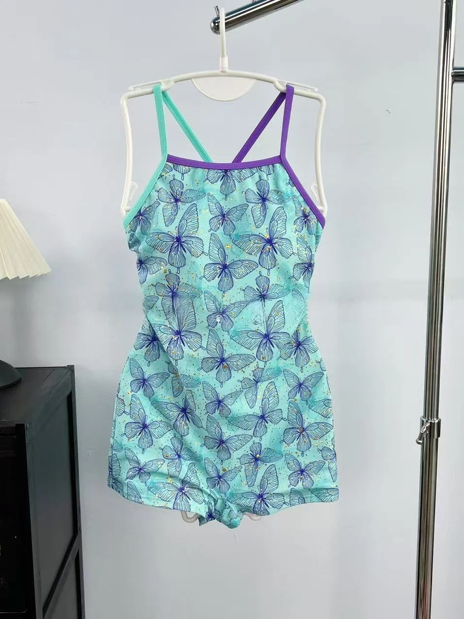 

QingZiDie 2025 New Women's One-Piece Swimsuit Conservative Training Racing Swimming Gym Swimwear High Elastici ...