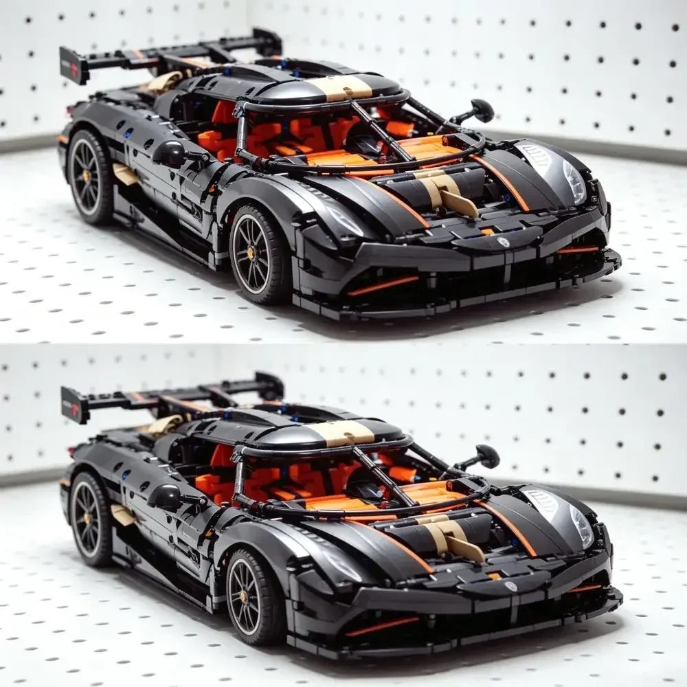 Blocks Favorite Version 3D Vehicle Model MOC Family Decor Gifts Megacar Supercar Sports Car 4104pcs Building Collector's Edition