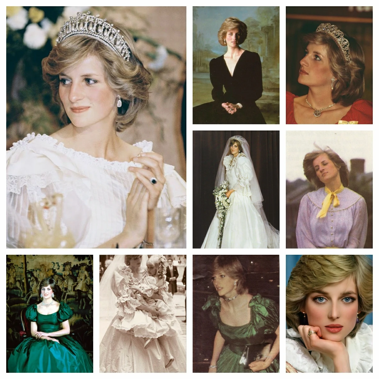 Princess Of Wales Diamond Rhinestones Painting Lady Diana Spencer Cross Stitch Embroidery Picture Mosaic Drill Craft Home Decor