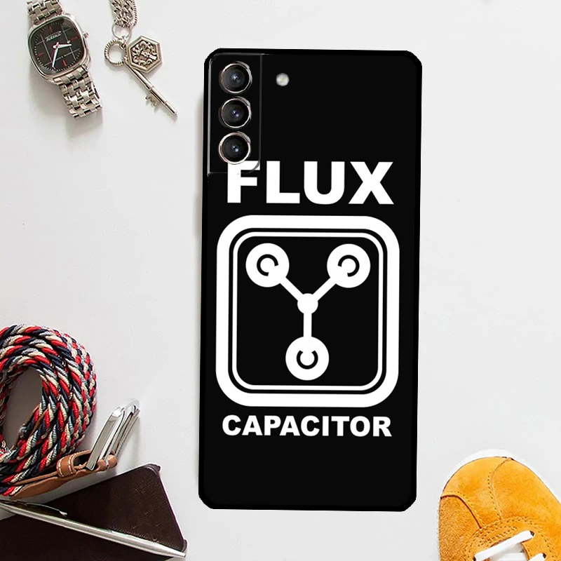 Back to the Future Flux Capacitor Cover For Samsung Galaxy S23 Ultra S8 S9 S10 S22 Plus S20 S21 FE Note 10 20 S24 Ultra Case