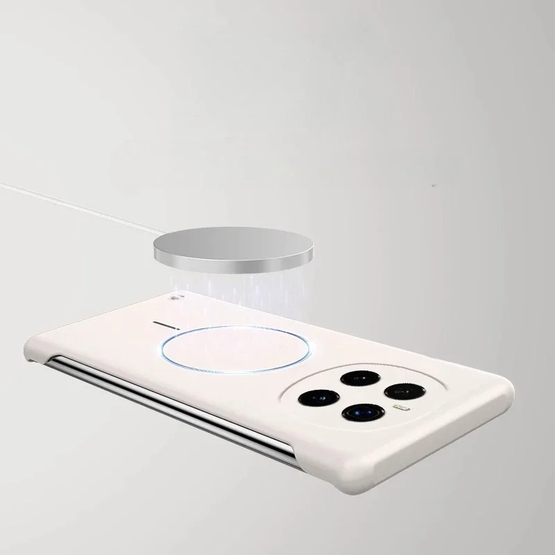 حافظة هاتف Magsafe بدون إطار لهاتف Honor Magic 7 Pro 6Pro غطاء خلفي شحن لاسلكي صلب رفيع للغاية من البولي كربونات #5