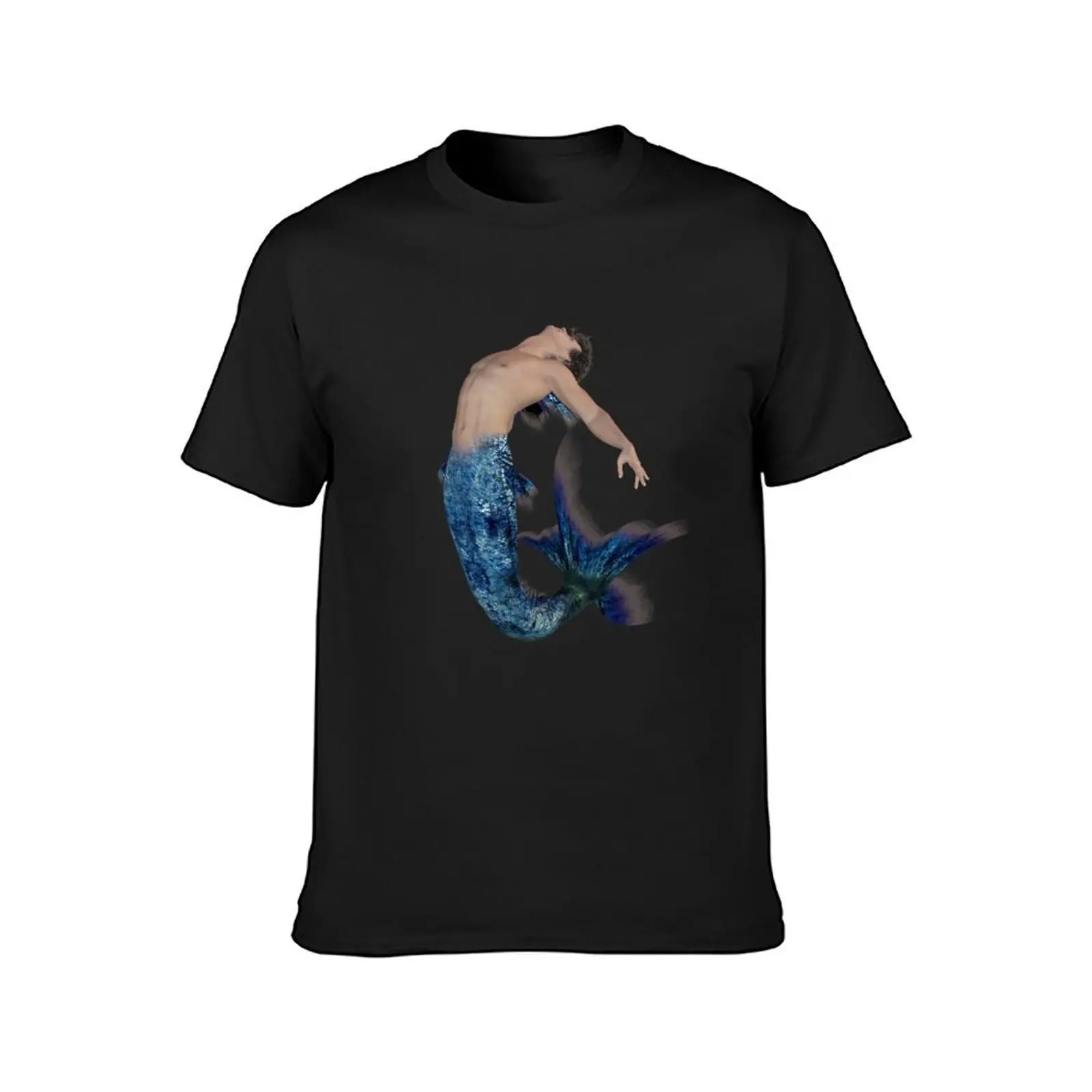 Male Mermaid T-Shirt for a boy tops heavy weight t shirts for men