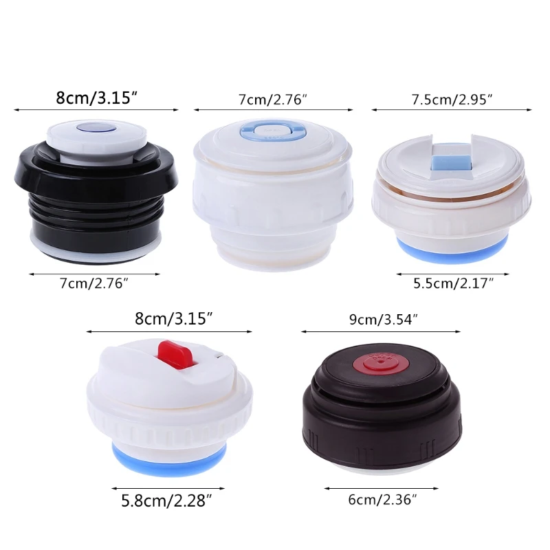 Thermal Bottle Cup Flask Cover Vacuum Insulated Travel Mug Stopper Lid for Insulated Cup 4 Different Types Choose New