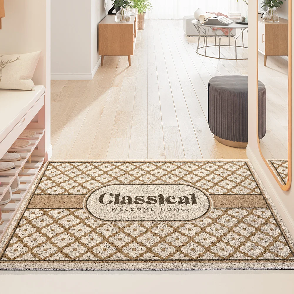 

Pvc Entrance Doormats Welcome Carpets Classic Line Rugs For Home Bathroom Living Room Door Floor Mat Stair Hallway Non-Slip