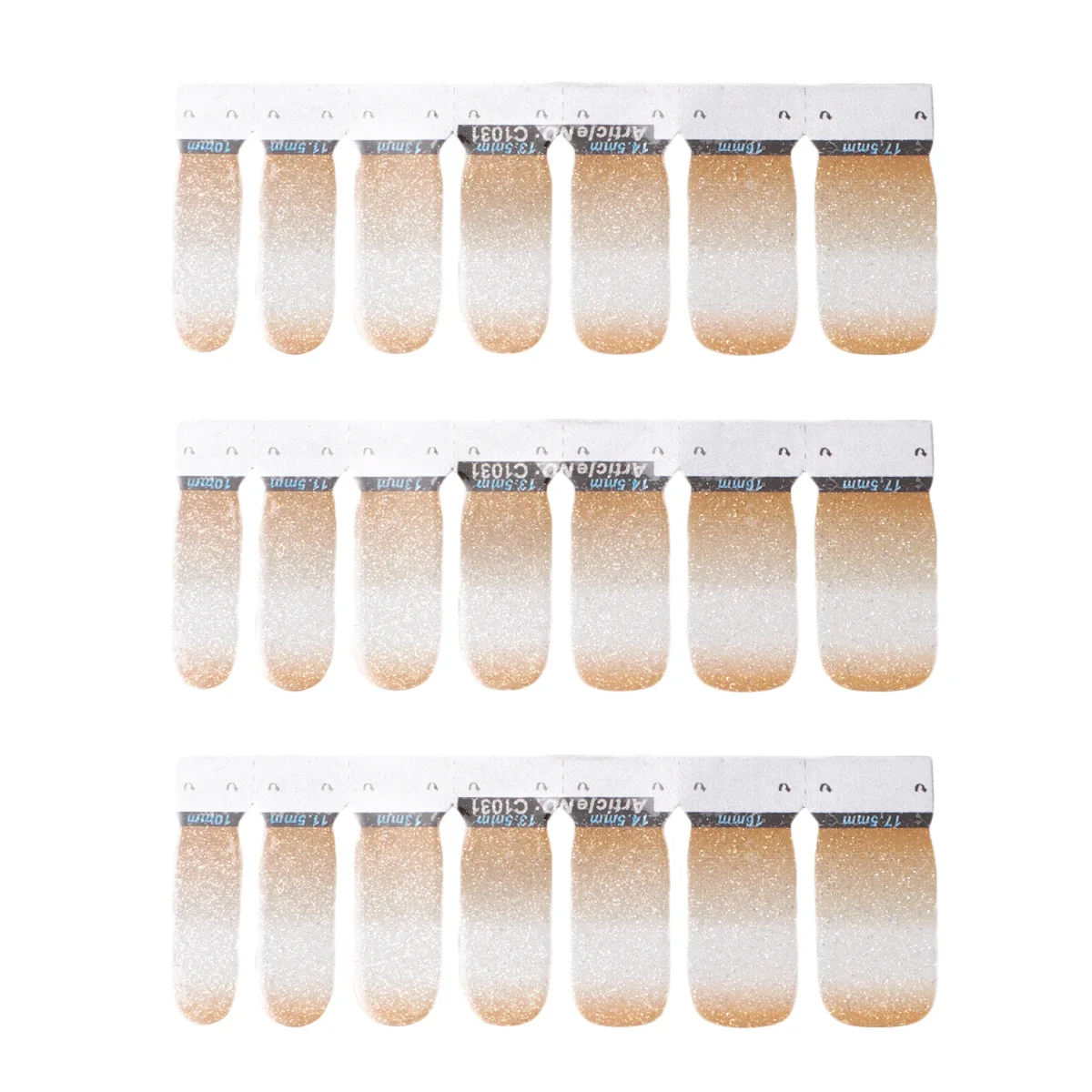 3 fogli adesivi per unghie glitter Decalcomanie uniche per nail art Decorazione manicure fai da te Facile da applicare per Natale Compleanno Halloween