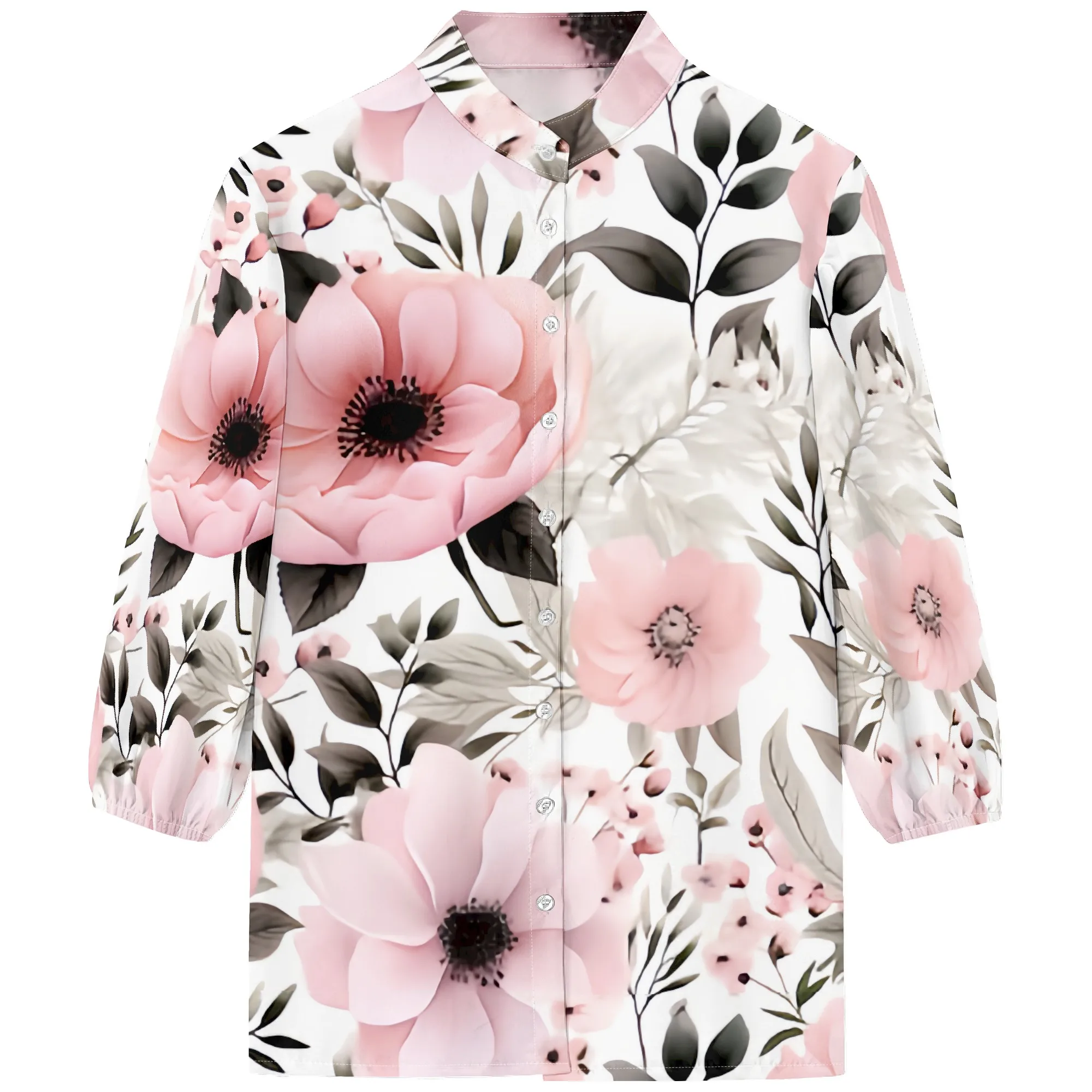 Рисунок 4 - Женские рубашки с акварельным цветочным узором