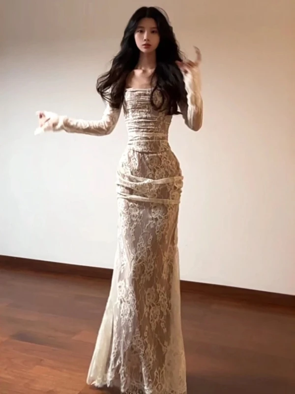 

Pure Desire Сексуальный кружевной ремень Dr Cover up Комплект из двух предметов Зимняя новая стильная длинная юбка из смеси хлопка с высокой талией Длинный све