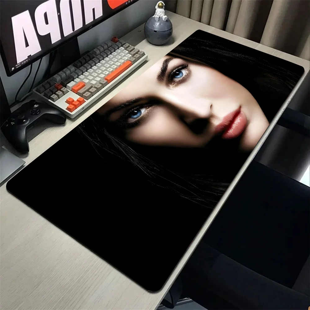 Sexy Girl M-Megan Fox Mousepad Mouse Mat Desk Mat With Pad Gaming Accessories Prime Gaming XXL Keyboard Pad