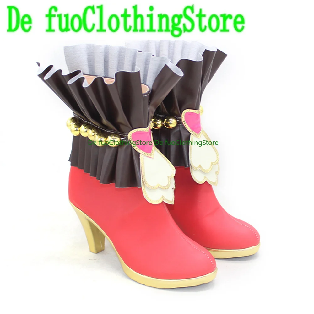 Umamusume جميلة ديربي ميهونو بوربون تأثيري أحذية الأحذية لعبة أنيمي كرنفال حفلة الهالوين عيد الميلاد Defu الملابس متجر الأحذية #5