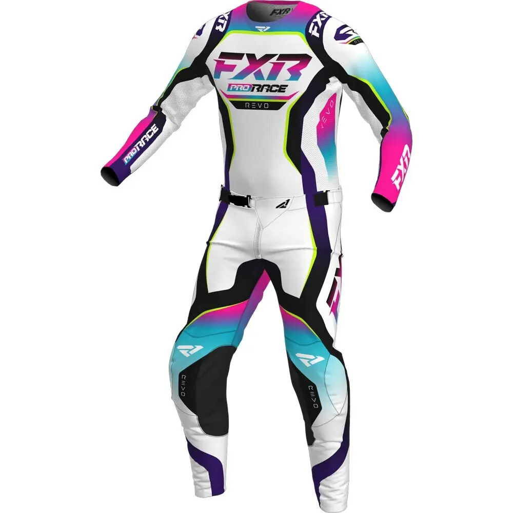 2026 fh الوردي MX طقم الطرق الوعرة موتوكروس مجموعة تروس إندورو جيرسي مجموعة الترابية دراجة كومبوس دراجة نارية البدلة