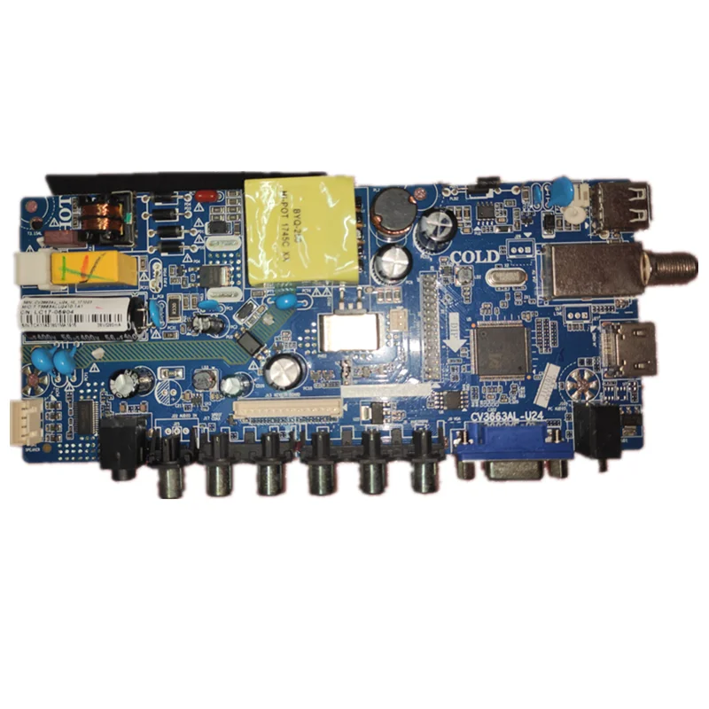 

CV3663AL-U24 Three in one universal motherboard Current voltage 38V 240MA for 1366x768 5V t-con